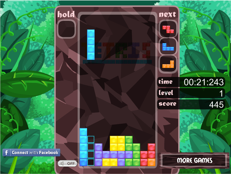 테트리스 게임확면