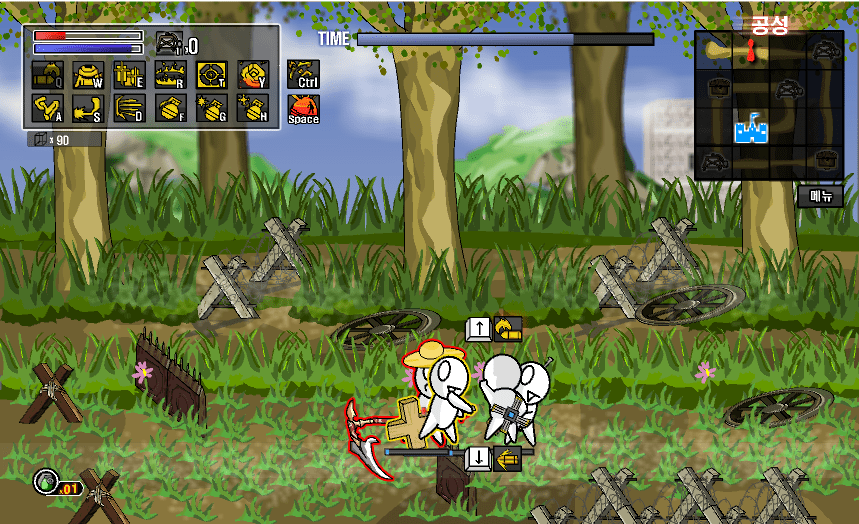 레바의 모험 외전 게임화면