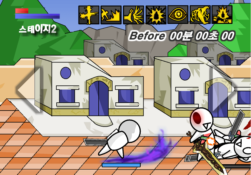 미니 레바의 모험 게임화면