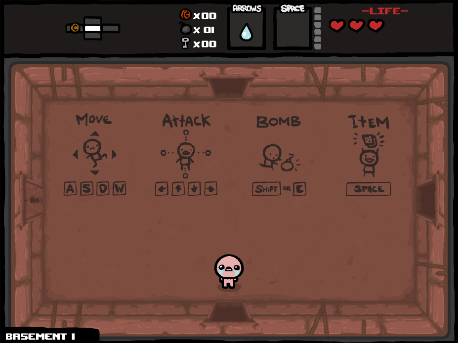 아이작 게임 조작법