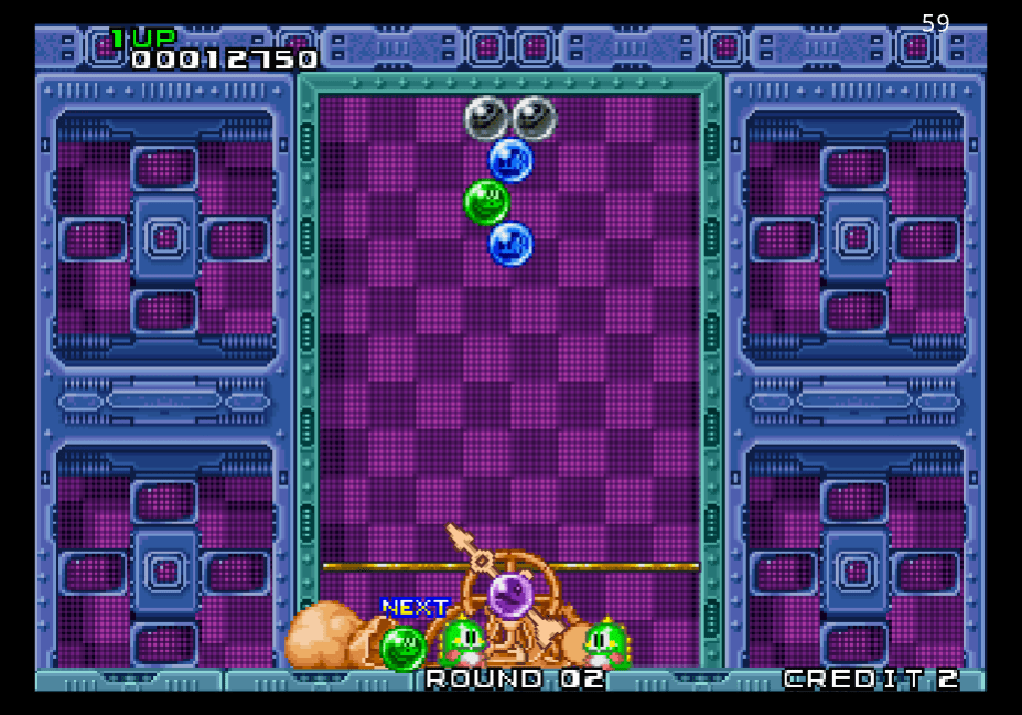 퍼즐버블 게임화면