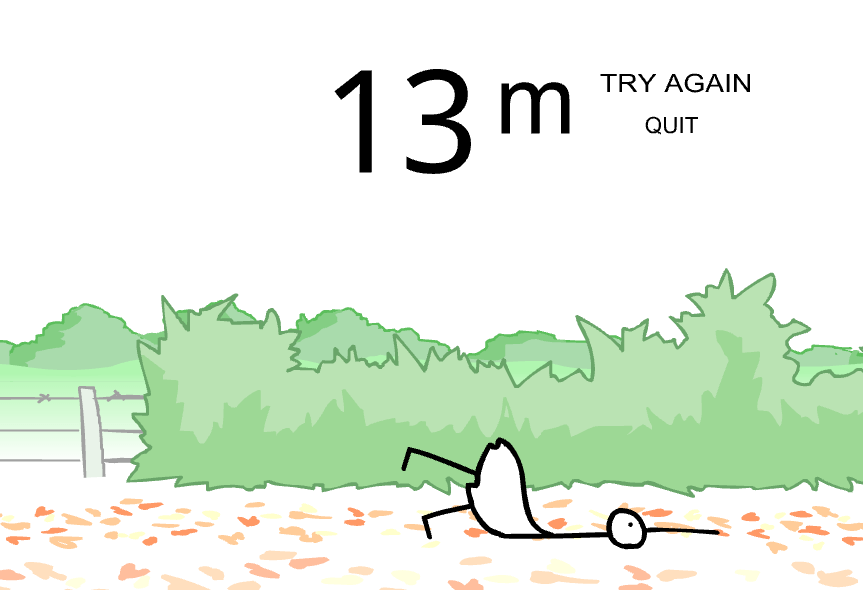 황새 오래 걷기 게임화면