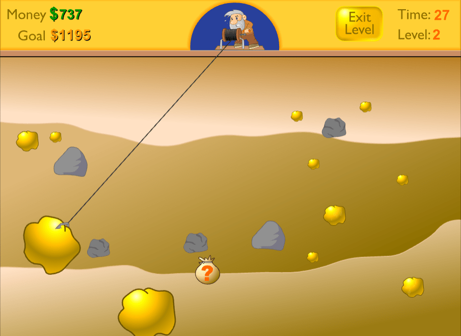 골드마이너 게임화면