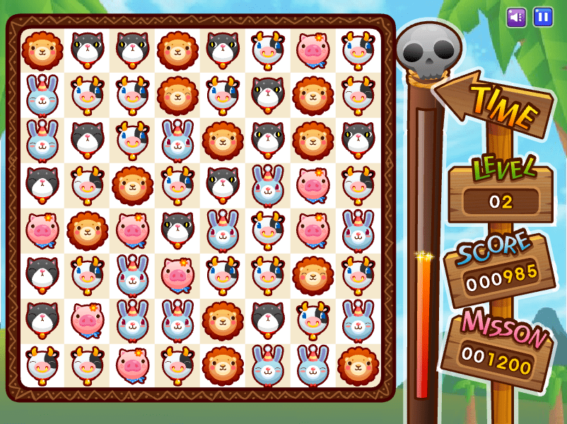 끼리끼리 게임화면