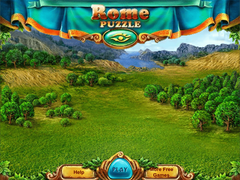 로마 퍼즐 시작화면