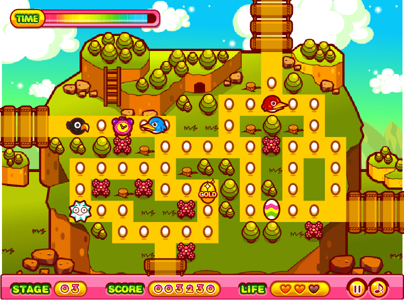 미로의 숲 게임화면