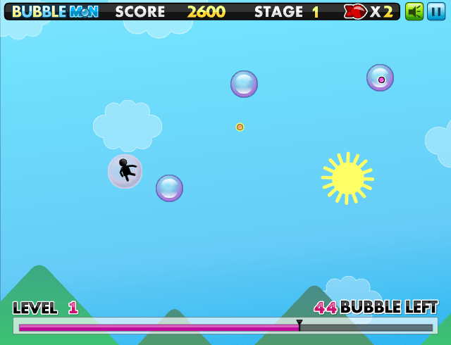 버블몬 게임화면