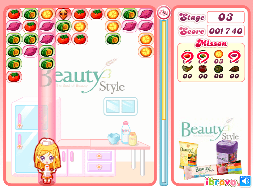 슈의 뷰티 스타일 쿠킹타임 게임화면