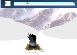 엔블러드 썰매타기 게임화면 썸네일